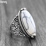 Antique Natural Oval Stone Ring