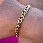 Classic Stainless Steel Cuban Chain Bracelet