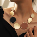 Exaggerated Big Statement Enamel Necklace