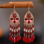 Bohemian Ethnic Fringed Tassel Earrings