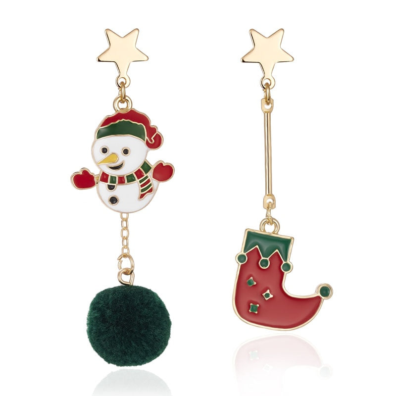 Trendy Statement Christmas Earrings