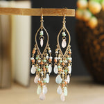 Bohemian Ethnic Fringed Tassel Earrings