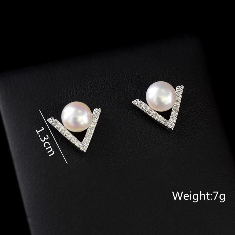 White Theme Drop Earrings