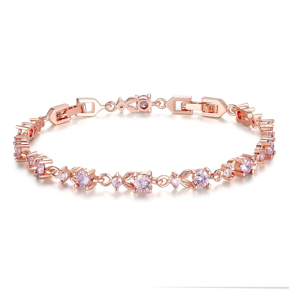 Luxury Rose Gold Color Bracelet