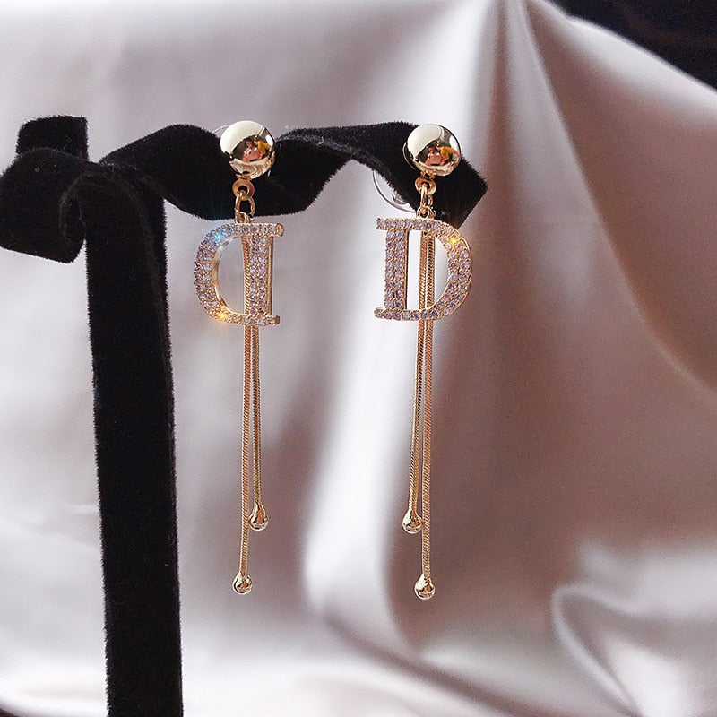 Vintage Charming Korean Fashion Pearl Earrings