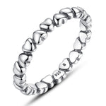 Star Trail Stackable 925 Sterling Silver Ring