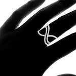 Zirconia Crystal Infinite Ring