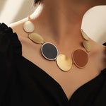 Exaggerated Big Statement Enamel Necklace