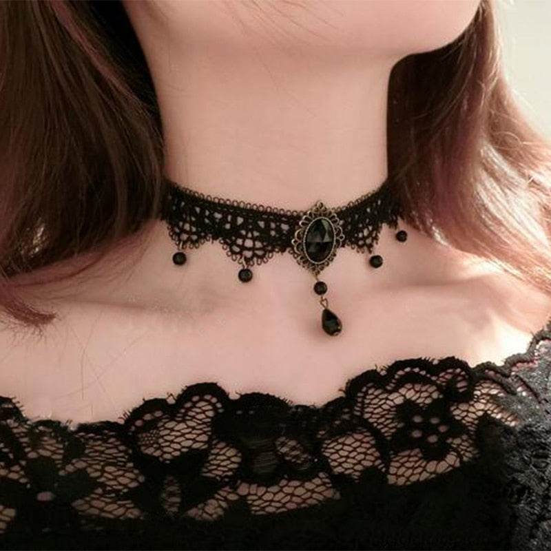 Vintage Fashion Gothic Choker Necklace