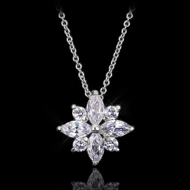 Crystal Snowflake Necklace