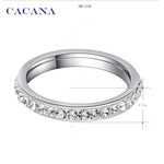 Lovely Shiny Titanium Stainless Steel Ring