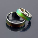 Stainless Ring Changing Color Mood Ring