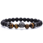 Natural Lava Stone Beaded Bracelet