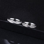 Lovely Shiny Titanium Stainless Steel Ring