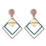 Fashion Statement Geometric Drop Earrings