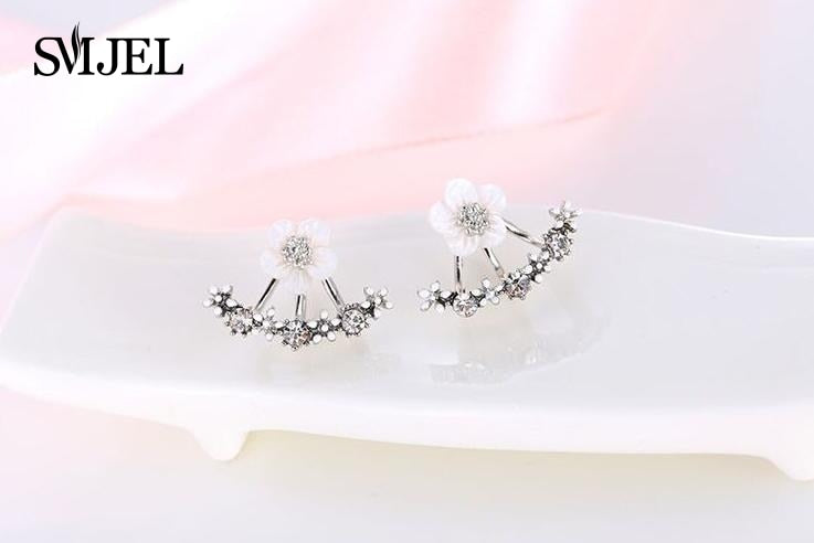 Cute Cherry Blossoms Flower Stud Earrings