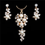 Elegant Pearl Bridal Jewelry Set