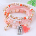 Bohemian Beads Crystal Charms Bracelets