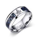 Stainless Steel Masonic Men Ring