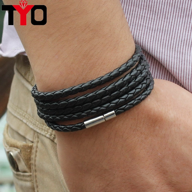 5 Layer Leather Bracelet