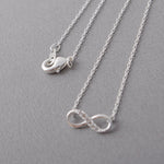 Tiny Infinity Crystal Pendant Necklace