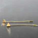 Triangle Chain Earrings