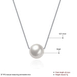 Natural Freshwater Pearl 925 Sterling Silver Necklace