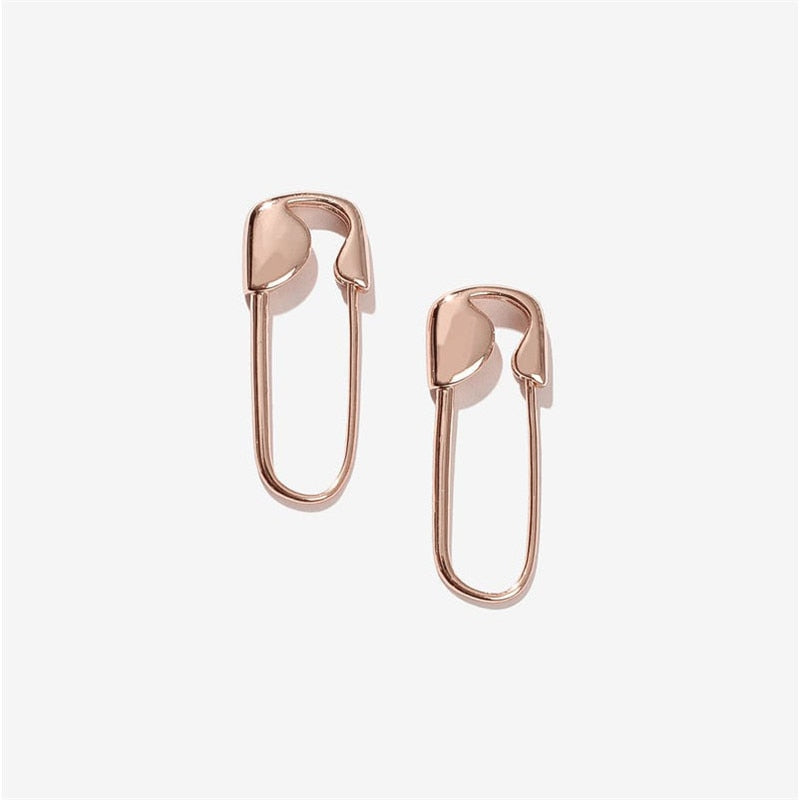 Paper Clip Pin Earrings