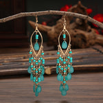 Bohemian Ethnic Fringed Tassel Earrings