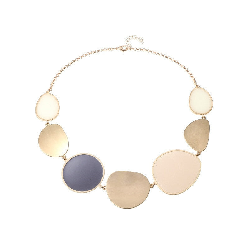 Exaggerated Big Statement Enamel Necklace