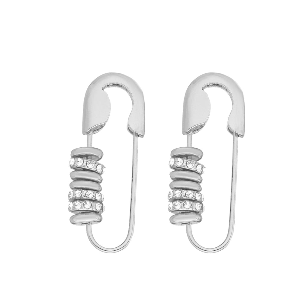 Paper Clip Pin Earrings