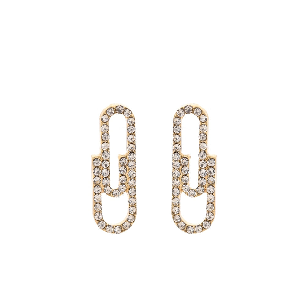 Paper Clip Pin Earrings