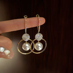 Vintage Charming Korean Fashion Pearl Earrings