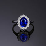 Blue Sapphire 925 Sterling Silver Ring