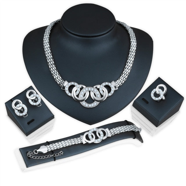 4 Pcs/Set Luxury Classic Jewelry Set