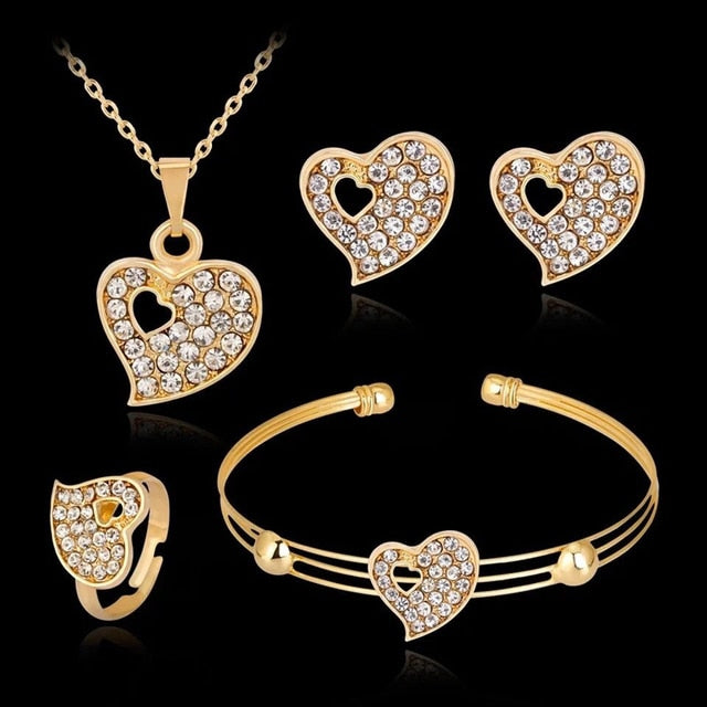 4 Pcs/Set Luxury Classic Jewelry Set