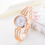 Stainless Steel Luxury Rhinestone Quartz Watch