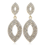Luxury Rhinestone Crystal Long Tassel Earrings