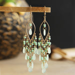 Bohemian Ethnic Fringed Tassel Earrings