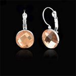 925 Sterling Silver Elegant Crystal Earrings