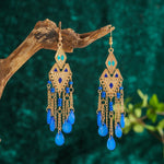 Bohemian Ethnic Fringed Tassel Earrings