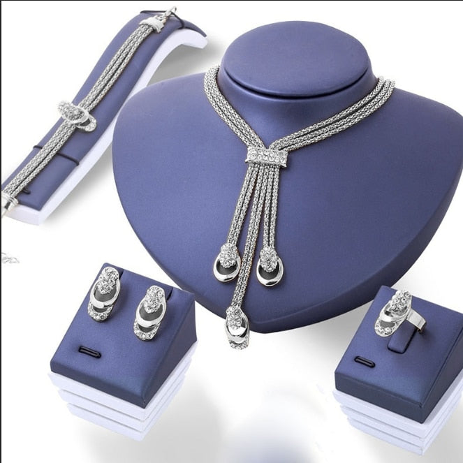 4 Pcs/Set Luxury Classic Jewelry Set