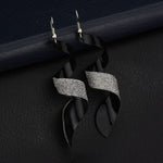 Trendy Frosted Long Stud Earrings