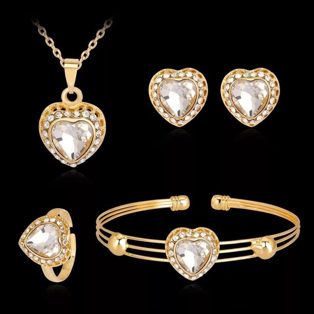 4 Pcs/Set Luxury Classic Jewelry Set