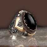 Classic Black Stone Ring