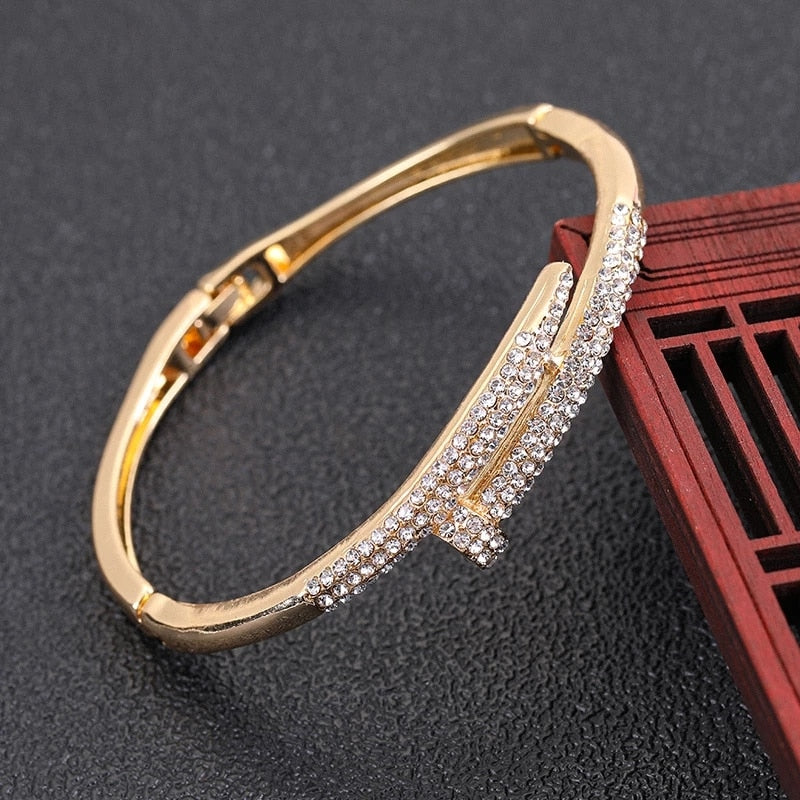 Zircon Rhinestone Bangle