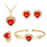 4 Pcs/Set Luxury Classic Jewelry Set