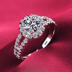 Never Fade White Gold Zircon Ring