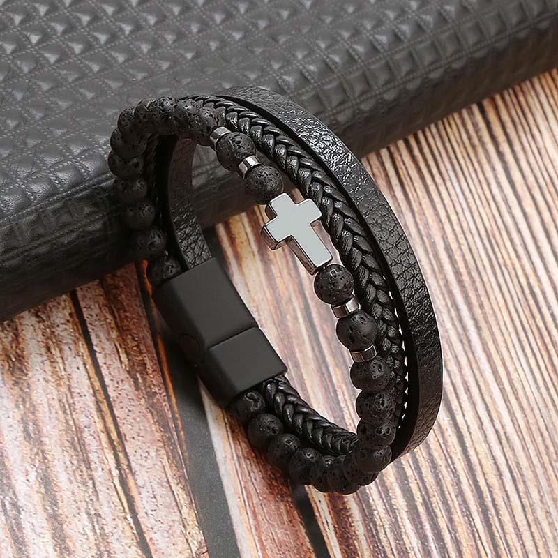 Classic High Quality Leather Bracelet