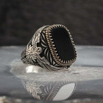 Classic Black Stone Ring